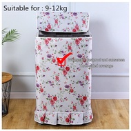 Washing Machine Cover, 9-12kg Top Load Cover Washing Machine, Dustproof, Waterproof, Sun-proof