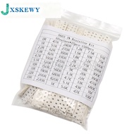 0603 0805 1206 SMD Resistor Kit Assorted Kit 1ohm-10M ohm 1% 60valuesX 25pcs=1500pcs Sample Bag