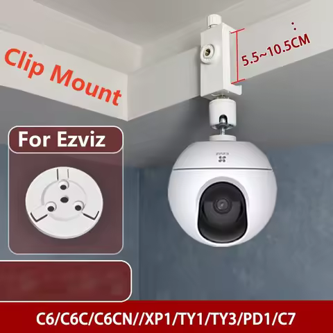360° Rotation No Punching Clip Mount Webcam Stand For EZVIZ Smart Camera Monitor Camera Holder Home 