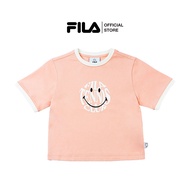 FILA เสื้อครอปผู้หญิง FILA X SMILEY รุ่น FW2RSF4S03F - PINK