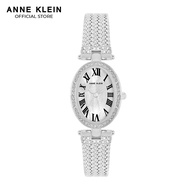 Anne Klein AK4023MPSV0000 Oval Case Crystal Watch