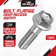 95D32-06025 Yamaha Original Y15ZR Y15 (1918) Bolt Tapak Coolant Lagenda FI Size 10
