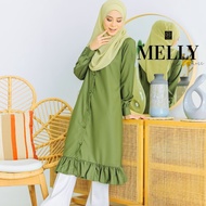 HERNES MIDI DRESS MELLY DRESS WOMEN DRESS MUSLIMAH DRESS MURAH BF FRIENDLY DRESS LABUH DRESS MAXI JUBAH LABUH PLUS SIZE