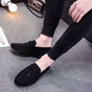 Spring Men's Shoes Peas Shoes Men's Korean Casual Leather Shoes Spirit Guy Social Shoes Driving Shoe