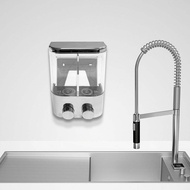 ️Shopaom61 Primo 2-Compartment Liquid Soap Dispenser Capacity 500x2 Ml. Model SD60 Size 8.5x14.5x22c