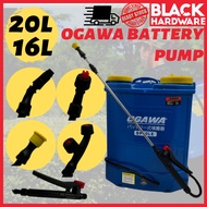 Black Hardware Pam Racun Battery Ogawa Sprayer Tong Racun Mesin Racun Rumput Knapsack Sprayer Pam Ra