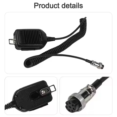 /HM-36 /8 /Pin Speaker Microphone For For ICOM IC-718 IC-765 IC-761 IC-7200 IC-7600 Mobile Radio Han