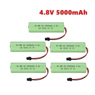 4.8V 5000mah NiMH AA Battery For Rc toys Cars Tanks Robots Boats Guns 4.8v Rechargeable Battery 4* A
