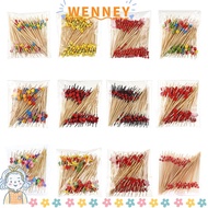 WEY Cocktail Fork, Disposable Wooden Bamboo Pick, Picnic Party Supplies Cocktail Pick Food Cupcake F