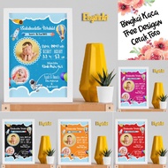 Biodata Baby Print Frame / Photo Frame / Photo Frame / Baby Gear / Photo Frame / a4 Photo Frame