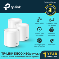 TP-Link Deco X60 AX3000 Whole Home Mesh Wi-Fi 6 System (3-Pack) | Mesh WiFi | WiFi 6 Mesh | High End