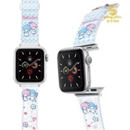 三麗鷗 雙星仙子 Apple Watch PVC果凍透明錶帶 TS美味多拿滋