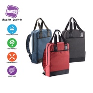 Bag2u【PROFESSIONAL】Laptop Backpack 2in1 use Handle Bag Light Weight Compact Working Class