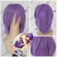 UNGU Anime Cosplay Wig Atsushi Murasakibara Kuroko no Basket Purple Purple Short Boys
