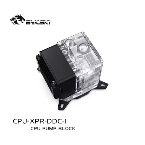 BYKSKI CPU Block Pump Reservoir Combo Integrated AIO Water Cooler / Radiator For AMD AM3 AM4 INTEL 1