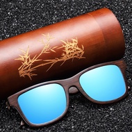 EZREAL Natural Polarized Wooden Sunglasses Men Bamboo Sun g