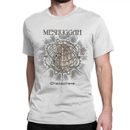 100% Cotton Vintage T-Shirt Crew Neck Meshuggah Tee Shirt Short Sleeve Tops Plus Size Band Rock Mus