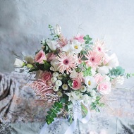 甜系粉白捧花 | 鮮花花束 | 可客製 | 新娘捧花 | 婚禮捧花