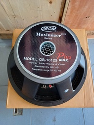 ดอกลำโพง18นิ้วโครงหล่อ โอบอ้อม Maximizer OB-18125 พรัสMAX 1500W ว๊อย5นิ้ว 4ชั้น