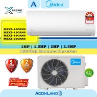 MIDEA Inverter Xtreme Save R32 Air Conditioner - 1.0HP/1.5HP/2.0HP/2.5HP