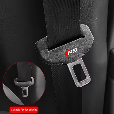 Car Seat Belt Clip Safety Seatbelt Lock Buckle Plug Cover For Audi RS3 Sline Q7 Q3 Q5 R8 TT S5 S6 RS