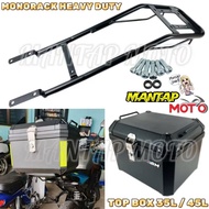 CFMOTO 250NK 250 NK LITE NK250 NK 250 LITE TOP BOX RACK MONORACK CARRIER