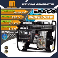 M.Machinery ESACO HHDE6500EW Diesel Welding Generator | 230V | 110 KG