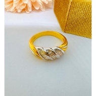 835 黄金梯钻石戒指｜835 Gold Diamond Ring