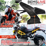 BEMS M3 MAX DUKE Similiar ebike models Rear Fender Mud Guard Black PPP Strong Plastic Fairing Fender