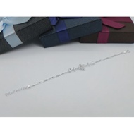 S925sterling silver Zircon Bracelet S925纯银锆石精美手链