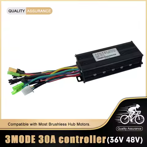 30A Three-Mode Sine Wave Controller with Learning Function UART Protocol No.2 1000W electric bike Co