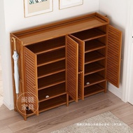 ST/💚Shoe Cabinet Shoe Rack Entrance Entry Grade New2023Corridor Corridor Entrance Cabinet Bamboo Shoe Rack SUWC