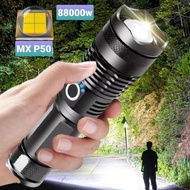 *COD* Senter LED Tactical 200000 Lumens Xhp 50 With battery 26650 -
