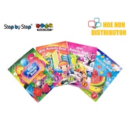 Step by Step Mini Activity & Learning + Colouring Book For Age 3+ Buku Kecil Aktiviti ABC 123 Animal