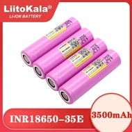 LiitoKala 100% Original Brand New Battery INR 18650-35E 3.7v 3500mAH Max 20A Discharge (1 pcs)