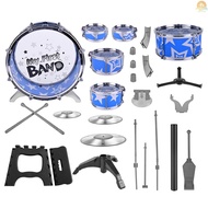 Fast Ship 6-Piece Kids Drum Set Drum Kit Jazz Drum Set with Folding Step Stool Cymbal Pedal Drumstic