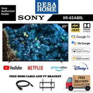 [FREE DELIVERY] SONY XR-65A80L  65" BRAVIA XR OLED 4K HDR SMART TV   XR65A80L / A80L (FREE HDMI CABLE &amp; TV BRACKET)