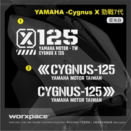 [worxpace] YAMAHA Cygnus X 125 X Military Style Tactical Locomotive Sticker t01