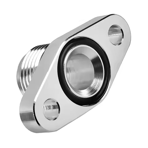 Turbo timer Oil Drain Flange AN10 Bolt Distance 38mm Fits MHI TD02~TD06 / IHI RHF4 RHB4 RHB5 KKK K03