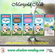 MARIGOLD UHT Milk 1L X 12 (TETRA) - FREE DELIVERY WITHIN 3 WORKING DAYS!