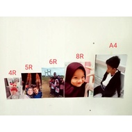 [READY STOCK] PRINT GAMBAR SIZE 4R, 5R, 6R, 8R & A4.