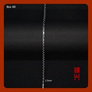 Box AR สร้อยคอ สร้อยสแตนเลสแท้ สแตนเลสแท้ 100% ไม่ลอกไม่ดำ สร้อยพระ แขวนพระ ห้อยพระ ราคาถูก เก็บเงิน