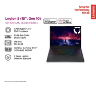 LENOVO LEGION 5 15AKP10 83F1004LMJ AI R7-350/32GB 5600/1TB G4/RTX5070 8GB/15.1" WQXGA OLED 165HZ/W11