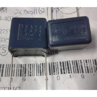 OKAYA OKAYA Safety Regulation Capacitor 0.47 uf LE474K RE474 PA474 275VAC P = 15MM
