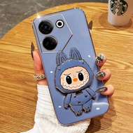 VRQR Labubu Casing for Tecno Camon 20 Pro 4G 5G Tecno CK6 CK6n CK7n CK8n Fully Wrapped Silicone Soft