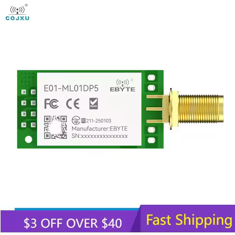 SPI nRF24L01 PA LNA 2.4GHz Rf Module E01-ML01DP5 2.5km Long Range 20dBm IoT Rf Transmitter Receiver 