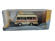 全新 1/43 TINY 香港80年代的14座日產小巴 紅色公共小巴模型 「大丸」百貨公司