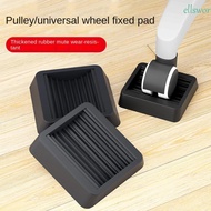 ELLSWORTH Chair Fixing Pad Thickened Anti-slip Chair feet Protector Furniture Casters Fixed Pad Chair Roller Feet Mat Sofa Floor Mat Chair Foot Pad