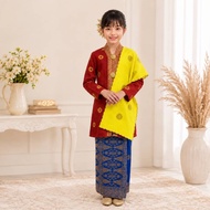 Baju Kebaya budak Exclusive Merdeka By Songket Eryna Songket Bunga Tabur Muslimah Perempuan Fesyen R