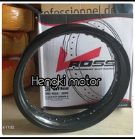 Velg Rossi iso ring 17 lebar 350 hitam glossy/mengkilap 1 pcs